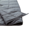 Soft High Quality Blankets Solid Grey Organic Cotton Weighted Blanket 15lbs